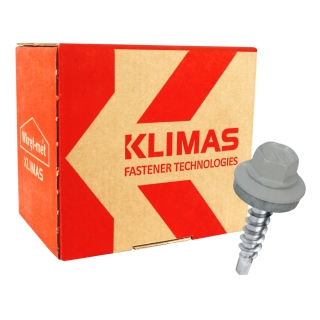 Farmářský šroub RAL 9006 4,8×25 (250 ks) – pro plechové krytiny