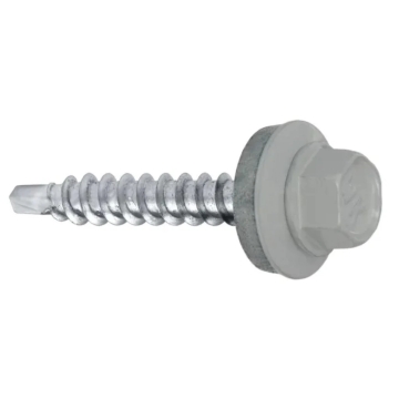 Wkręt farmerski RAL 9006 4,8×25 (250 szt.) – do pokryć z blachy