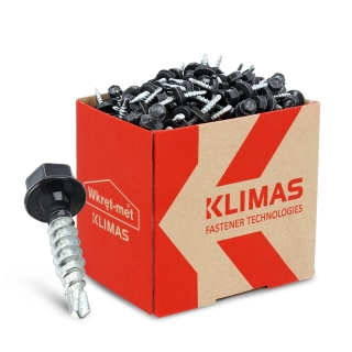 Farmářský šroub RAL 7024 4,8×25 (250 ks) – pro plechové krytiny