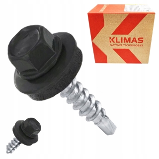 Farmářský šroub RAL 7016 4,8×25 (250 ks) – pro plechové krytiny