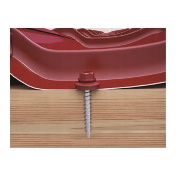 Wkręt farmerski z podkładką RAL 5010 4.8x35mm (250 szt.) | Solidne elementy złączne