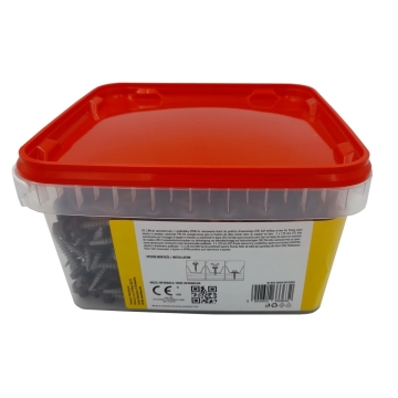 Wkręt farmerski z podkładką RAL 8019 4,8X35 – wiadro | Solidne wkręty