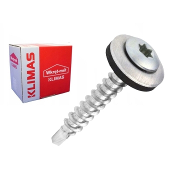 Wkręt farmerski z podkładką ZN TORX 4,8x35 (250 szt.) | Solidne elementy złączne dla profesjonalistów