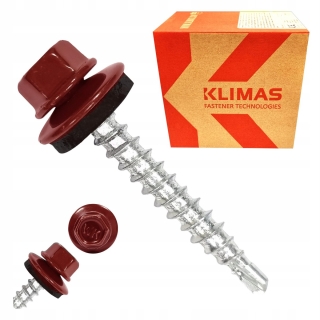 Farmářský šroub s podl. RAL 3005 4,8X55 (200ks)