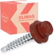 Farmářský šroub s podl. RAL 3009 4,8X55 (200ks)