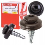 Sešívací farmářský šroub TORX s podl. RAL 8019 4,8X19 (250ks)