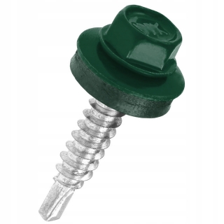 Sešívací farmářský šroub s podl. RAL 6020 4,8X19 (250ks)