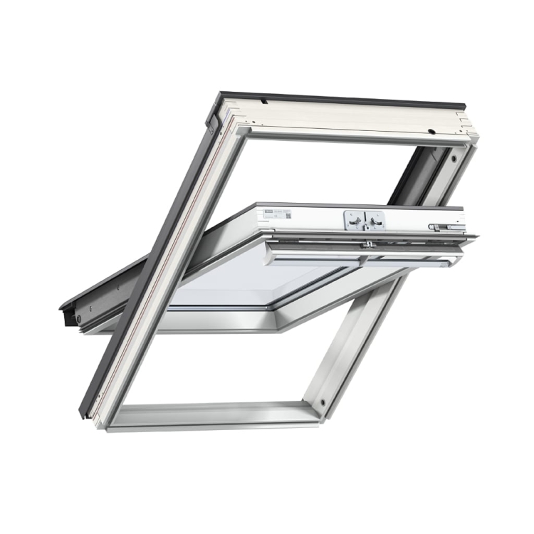 Ventana de tejado con mando a distancia de eficiencia energética Velux Solar GGU 006630 - Calidad superior Ventana de tejado con mando a distancia de eficiencia energética Velux Solar GGU 006630 - Calidad superior