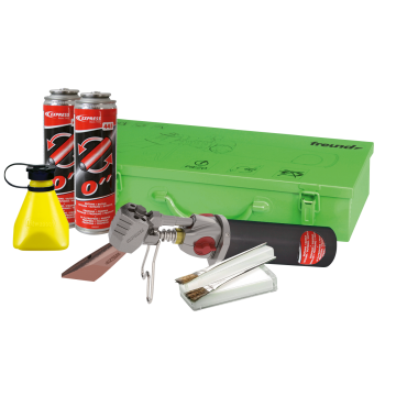 Zestaw lutowniczy FREUND w metalowej walizce – 66440000