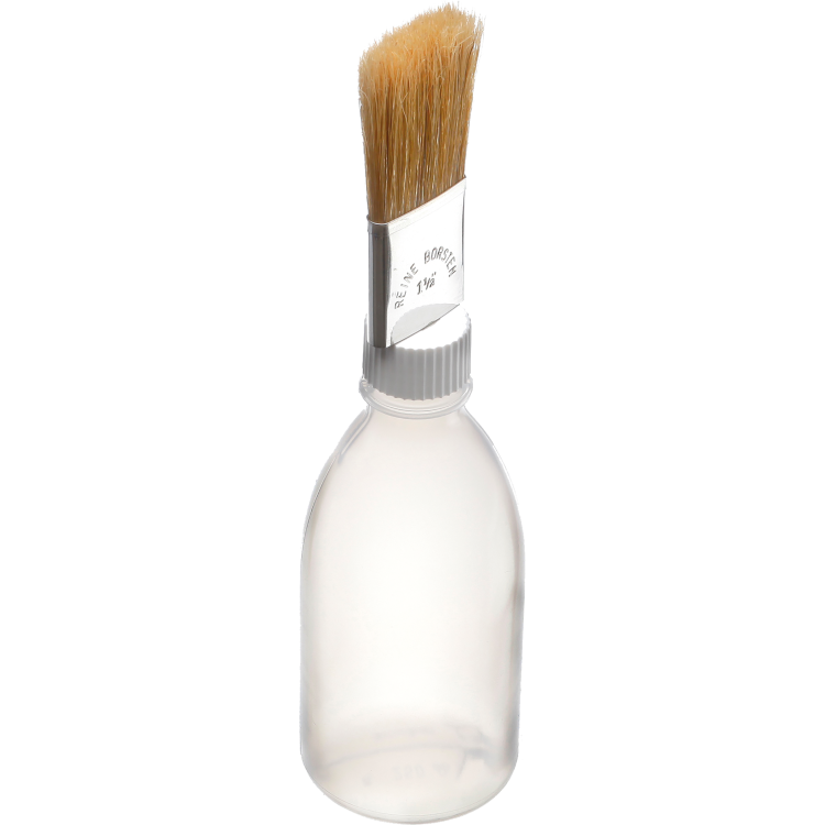 Butelka plastikowa FREUND z prostą nasadką z pędzelkiem, 250 ml – 03401250