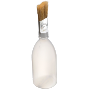 Butelka plastikowa FREUND z prostą nasadką z pędzelkiem, 500 ml – 03401500