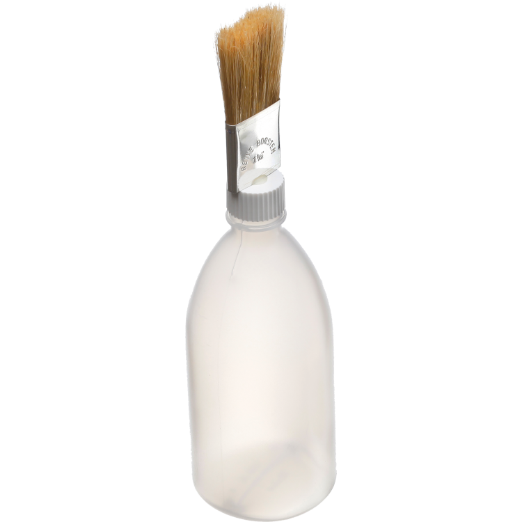 Butelka plastikowa FREUND z prostą nasadką z pędzelkiem, 500 ml – 03401500