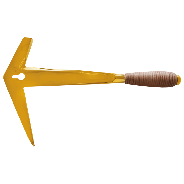 Kladivo na bridlicu FREUND, pozlátené 24-karátovým zlatom (07002000)