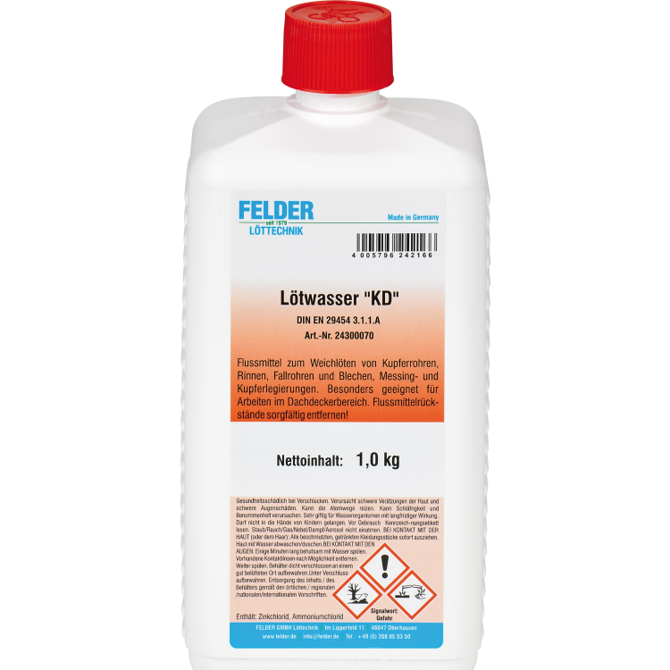 Topnik FREUND do cynku i ocynkowanej blachy stalowej, 1 kg – 66402010