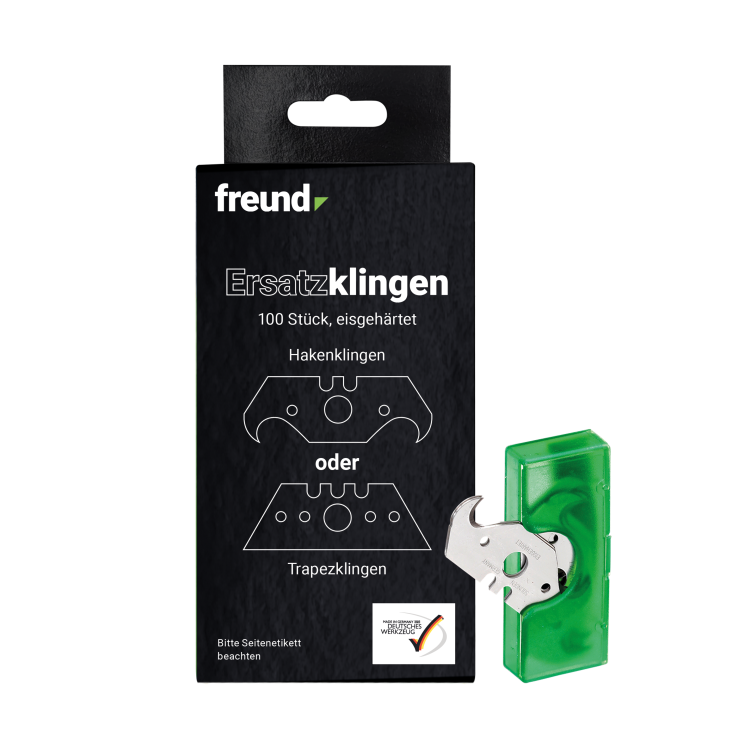 Ostrza hakowe FREUND „Made in Solingen”, 100 szt. – 02310100