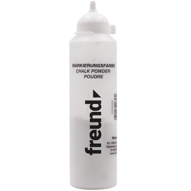 FREUND Kriedový prášok na označovanie šnúr, biely, 300 g (03040300)