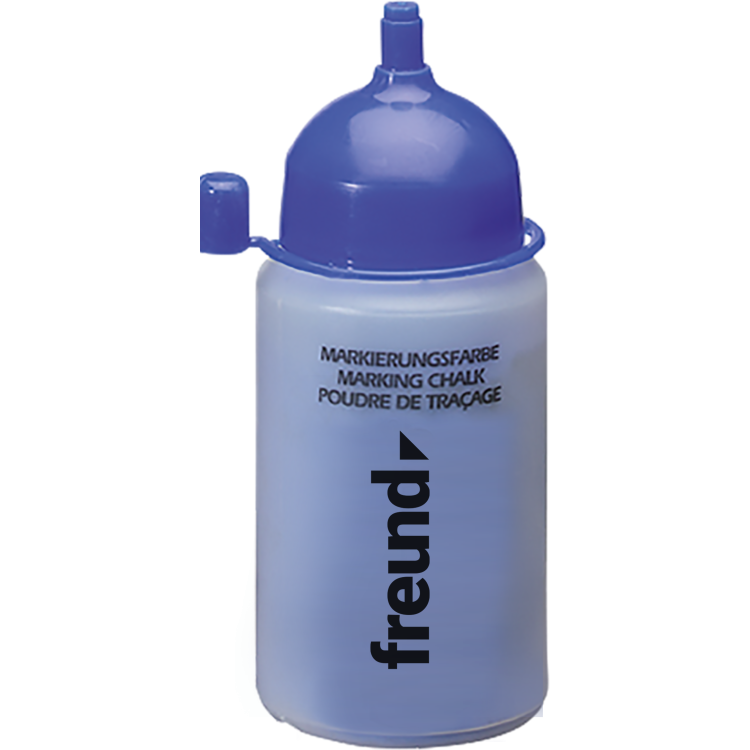 FREUND Kriedový prášok na označovanie šnúr, modrý, 100 g (03050100)