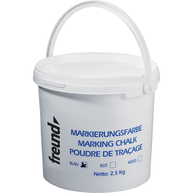 FREUND Křídový prášek pro značkovací šňůru, modrý, 2,5 kg (03052500)