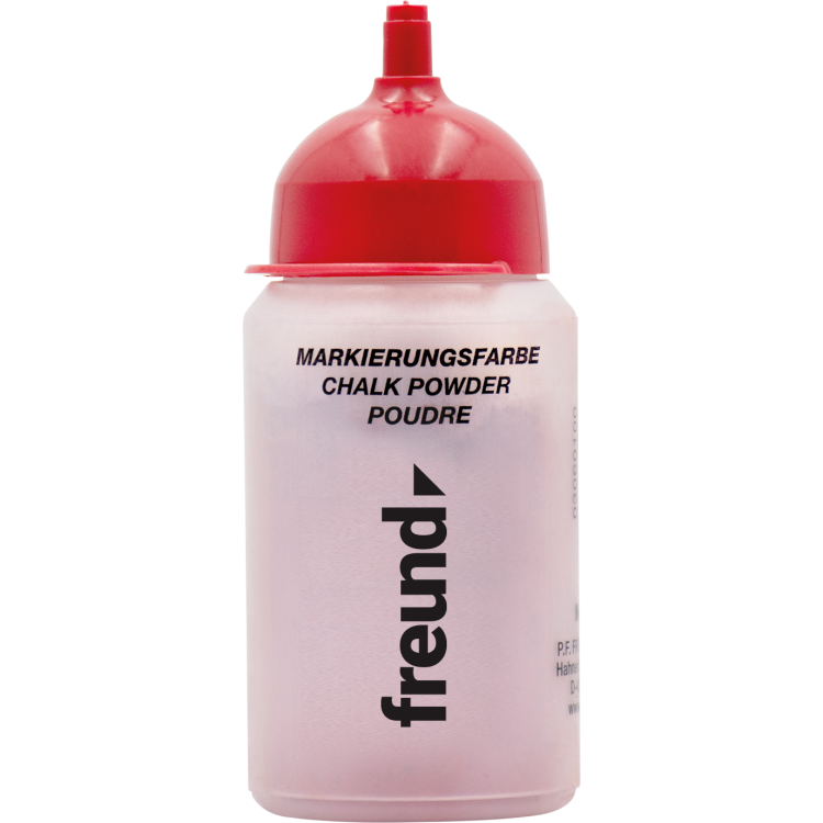 FREUND Kriedový prášok na označovanie šnúr, červený, 100 g (03060100)