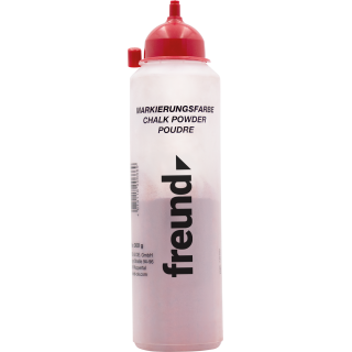 FREUND Křídový prášek pro značkovací šňůru, červený, 300 g (03060300)