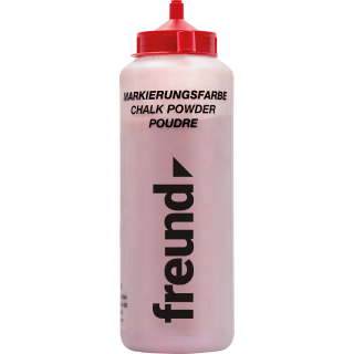 FREUND Křídový prášek pro značkovací šňůru, červený, 1 000 g (03061000)