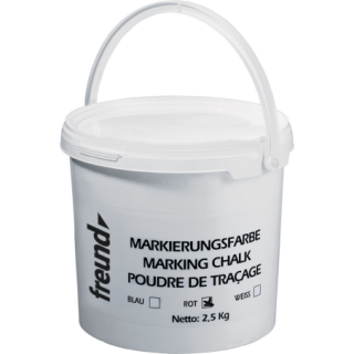 FREUND Kreda w proszku do znakowania przewodów, czerwona, 2,5 kg (03062500)