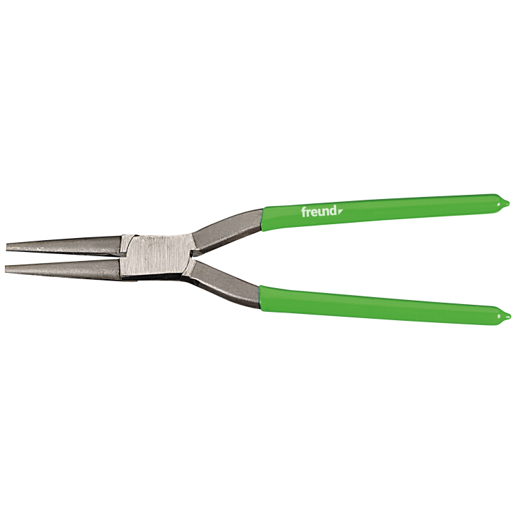 Szczypce z okrągłymi szczękami FREUND 240 mm, głębokość 60 mm, przegub nakładkowy – 01360240