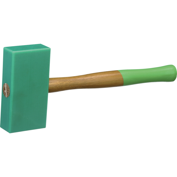 Plastikowy młotek blacharski FREUND kwadratowy, trzonek hikorowy – 01688145