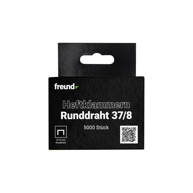 Zszywki FREUND z drutu okrągłego 37/8 – 01760008