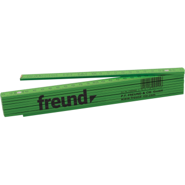 FREUND Dřevěný skládací metr s pružinou (01800000)