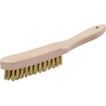 Szczotka druciana mosiężna FREUND, 5-rzędowa – 01831000