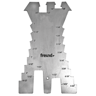 FREUND rýsovací jehla z nerezové oceli, měřená v palcích (01133000)