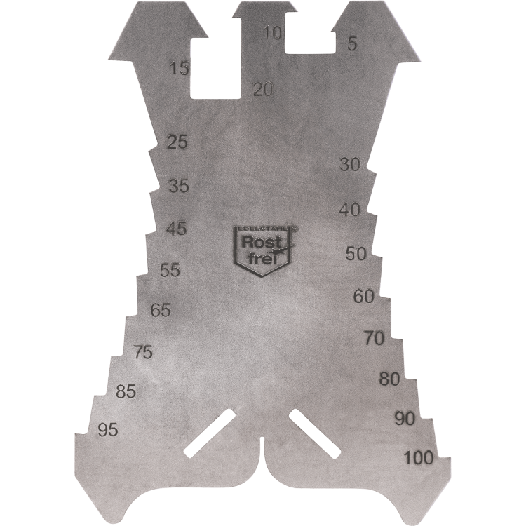 Szablon traserski FREUND, zakrzywiony, mm – 01134000