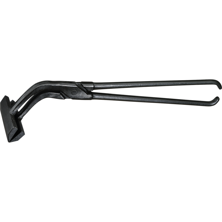 Szczypce do zaginania blachy szerokie FREUND 140 mm, wygięte, przegub przewlekany
