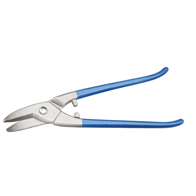 Inštalačné nožnice FREUND, zahnuté čepele, pravý strih, 275 mm (01224275)