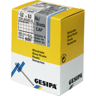 FREUND CAP slepé nýty, Alu/Nerez 3,2x8mm (01313280)