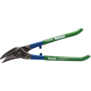 Nożyczki proste FREUND prawe, PVC zielone (S1252260)