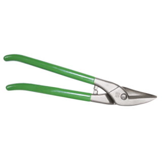 FREUND děrované nůžky s zakřivenými čepelemi, pravé, PVC zelené (S1224275)