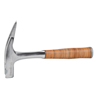 FREUND pokrývačské kladivo s koženou rukojetí (00114000)