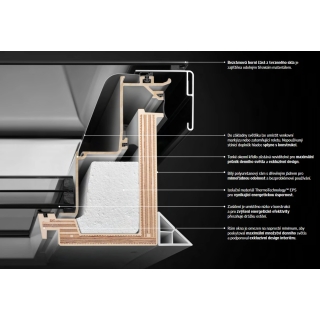 Velux CFU 0020Q neotevíravý světlík nové generace