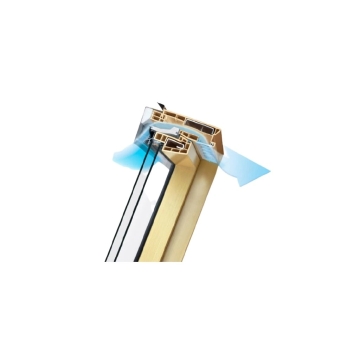 Okno dachowe obrotowe z PVC FAKRO PTP-V / PI U4