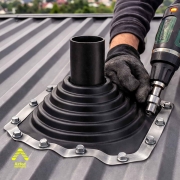 Manžeta EPDM Master Flash Standard č. 5 (102–210 mm) – sada, černá