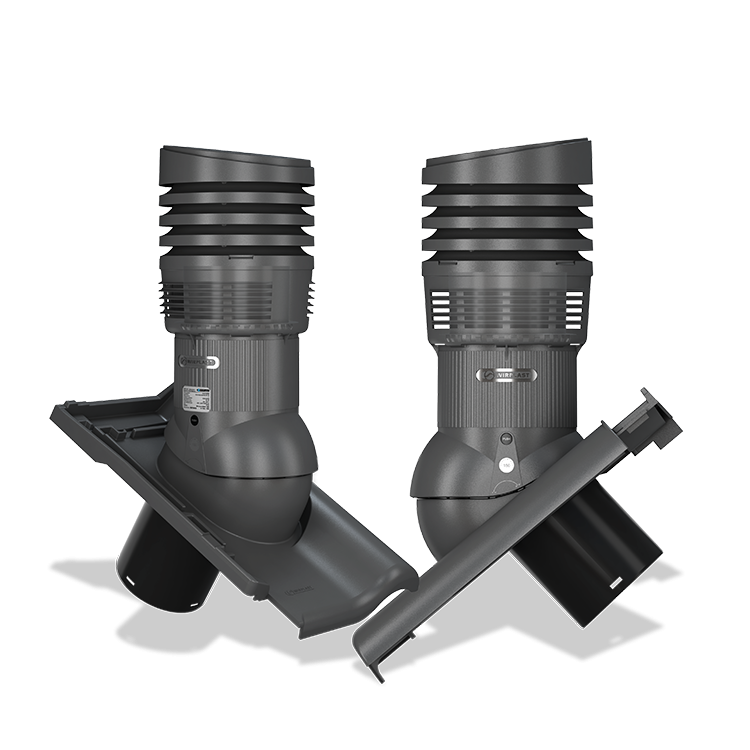 Nasávací komínek C15 EVO pro tašky typ 05 Ø150 (Bramac Classic / Braas Romańska)