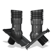 Nasávací komínok C15 EVO pre škridly typ 27 Ø150 (Creaton Kapstadt / Braas Teviva)