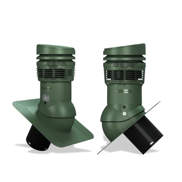 Střešní ventilátor E04 EVO pro bitumenové krytiny Ø125