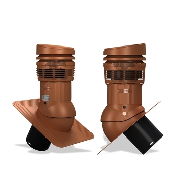 Střešní ventilátor E04 EVO pro bitumenové krytiny Ø125