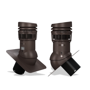 Střešní ventilátor E04 EVO pro bitumenové krytiny Ø125