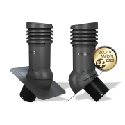 Ventilačný komínok E05 EVO pre bitúmenové krytiny Ø150 s odvodom kondenzátu