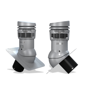Střešní ventilátor E07 EVO pro bitumenové krytiny Ø150