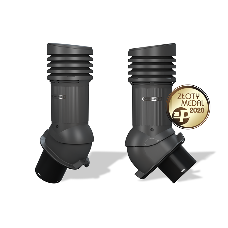 Větrací komínek E29 EVO typ O Ø150 s odvodem kondenzátu